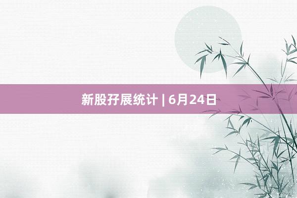 新股孖展统计 | 6月24日